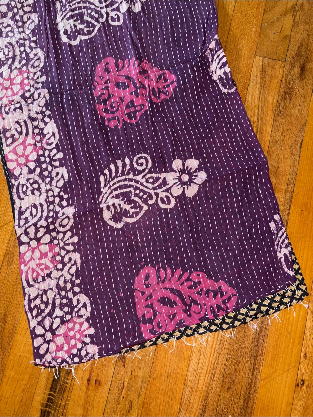 Kantha Scarf #9 100% Cotton